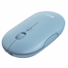 Mouse wireless ricaricabile con forma minimalista arrotondata e pulsanti silenziosi;  è alto solo 27 mm.  il design ambidestro soddisfa gli utenti mancini e destri. Il mouse wireless Puck offre due diverse opzioni di connessione. Innanzitutto c'è il micro