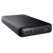 Rapido powerbank ad alta capacità dal design compatto (15.000 mAh)colore Nero