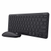 Set tastiera e mouse wireless, ricaricabile e compatto, con collegamento multi-dispositivo