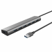 Il raffinato hub USB in alluminio aggiunge al computer 7 porte USB-A in più con una velocità di 5 Gbps