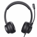 Cuffie on-ear leggere per PC con microfono e archetto regolabile.Dotate di comandi per il volume on-ear e microfono flip-to-mute, avrai tutto sotto controllo per riunioni e videochiamate ancora più produttive.collegare le cuffie tramite la comoda connessi