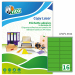 Le etichette Copy Laser Premium sono realizzate in carta fluo brillante con supporto siliconato da 60gr. Prefustellate. Confezione da 70 fogli in formato A4. Collante acrilico permanente. Confezione eco sostenibile in cartoncino prodotto in carta riciclat