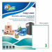 Le etichette Tico Press Clear sono etichette autoadesive in formato A4, realizzate in poliestere trasparente lucido, 73 gr./mq.Disponibili in diverse forme, in confezioni da 100 fogli. Stampabili con macchine offset, tipografiche, serigrafiche e laser a c