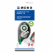 Sistema Tape Control System per regolare la stesura del nastro trasversale. Subito riscrivibile ed invisibile sulle fotocopie. Involucro realizzato in plastica 100% ricliclata.
Formato 4,2mm x 10mt.