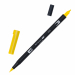 Marker Dual Brush Tombow. Due punte in fibra: sottile per tracciare linee precise, pennello per colorare ampi spazi. Inchiostro a base d'acqua, atossico, inodore, acid free. I colori non sbavano, possono essere miscelati e acquarellati tra di loro per cre
