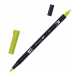 Marker Dual Brush Tombow. Due punte in fibra: sottile per tracciare linee precise, pennello per colorare ampi spazi. Inchiostro a base d'acqua, atossico, inodore, acid free. I colori non sbavano, possono essere miscelati e acquarellati tra di loro per cre
