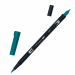 Marker Dual Brush Tombow. Due punte in fibra: sottile per tracciare linee precise, pennello per colorare ampi spazi. Inchiostro a base d'acqua, atossico, inodore, acid free. I colori non sbavano, possono essere miscelati e acquarellati tra di loro per cre