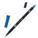 Marker Dual Brush Tombow. Due punte in fibra: sottile per tracciare linee precise, pennello per colorare ampi spazi. Inchiostro a base d'acqua, atossico, inodore, acid free. I colori non sbavano, possono essere miscelati e acquarellati tra di loro per cre