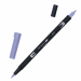 Marker Dual Brush Tombow. Due punte in fibra: sottile per tracciare linee precise, pennello per colorare ampi spazi. Inchiostro a base d'acqua, atossico, inodore, acid free. I colori non sbavano, possono essere miscelati e acquarellati tra di loro per cre