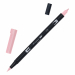 Marker Dual Brush Tombow. Due punte in fibra: sottile per tracciare linee precise, pennello per colorare ampi spazi. Inchiostro a base d'acqua, atossico, inodore, acid free. I colori non sbavano, possono essere miscelati e acquarellati tra di loro per cre