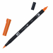 Marker Dual Brush Tombow. Due punte in fibra: sottile per tracciare linee precise, pennello per colorare ampi spazi. Inchiostro a base d'acqua, atossico, inodore, acid free. I colori non sbavano, possono essere miscelati e acquarellati tra di loro per cre