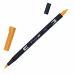 Marker Dual Brush Tombow. Due punte in fibra: sottile per tracciare linee precise, pennello per colorare ampi spazi. Inchiostro a base d'acqua, atossico, inodore, acid free. I colori non sbavano, possono essere miscelati e acquarellati tra di loro per cre