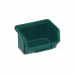 Vaschetta contenitore in polipropilene verde robusto sovrapponibile dotati di porta etichetta. Dimensioni l 10.9cm x p 10 x h 5,3cm. Peso 0.03kg