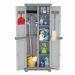 Armadio a due ante con divisorio verticale, 4 ripiani regolabili (portata 15kg), 4 vaschette e 2 appenditutto. PossibilitÓ di chiusura con lucchetto (non incluso). Dimensioni (lxpxh): 70x43,8cm - h181,8cm. Domino wave Þ un sistema modulare componibile con