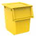 Contenitore compatibile con la serie armadi Ecoline 1-2-3. Realizzato con materiale ad alto impatto. Capacità 25Lt. Dotato di coperchio removibile e sportello. Colore Giallo