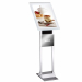 Comodo e pratico leggio da interno con cornice LEDMAG retroilluminata a LED formato A3 verticale/orizzontale. Piantana in acciaio metalizzato, alimentatore interno da 40w. H 110cm; P 40cm. Ideale per ristoranti, sale riunioni, agenzie, spazi espositivi in
