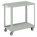 Carrello in lamiera a 3 vasche, ruote 8cm con boccola, 2 fisse e 2 girevoli. Portata kg.50 ogni vasca. Portata carrello kg.150. Smontato. Verniciatura a polvere grigio RAL 7038. 
Dimensioni ingombro: mm. 910 x 450 x 810 h.
Dimensioni vasca: mm. 800 x 450 