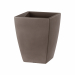 Vaso realizzato in polietilene adatto ad ambienti interni e esterni. Dimensioni esterne: 40x40x65cm. Si consiglia di pulire con una spugna bagnata con acqua e detergente liquido neutro.