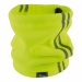 Scaldacollo in pile con regolatori e logo U-Power ricamato. Dettagli reflex per aumentare la visibilità nei colori fluo.