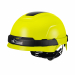 Elmetto da lavoro comodo e leggero con barra multifunzione che protegge da detriti, sole, vento e pioggia e consente l’aggancio rapido di diversi accessori come: fascia porta-lampada, porta badge, cuffie antirumore, visiera, fascia porta lampada e lampada