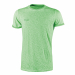 T-Shirt manica corta in 100% cotone fiammato in colori fluo. Tessuto di alta qualità in cotone con filato 