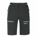 Bermuda Slim-Fit in tessuto U-4 Way Stretch resistente e morbido sulla pelle con triple cuciture. Dotato di due ampie tasche anteriori, elastico in vita con regolazione a scomparsa. Chiusura centrale con zip e bottone gommato antigraffio. Carrè posteriore