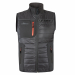 Gilet con imbottitura in grafene per una distribuzione omogenea del calore e il mantenimento del microclima ideale per assicurare il massimo comfort. Idrorepellente con proprietà batteriostatiche di controllo dei cattivi odori. Due tasche frontali dotate 