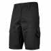 Pantaloni corti multitasca in cotone elasticizzato, freschi e comodi ideali nella stagione estiva. Tasche laterali ed elastico in vita, chiusura centrale con zip e bottone gommato antigraffio. Carré posteriore accentuato per una maggior protezione della p