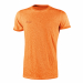 T-Shirt manica corta in 100% cotone fiammato in colori fluo. Tessuto di alta qualità in cotone con filato 