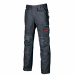 Pantalone da lavoro dotato di 2 ampie tasche anteriori, tasca laterale portautensili, tasca laterale multifunzionale, portabadge, 2 tasche posteriori con chiusura di sicurezza a velcro, 2 tasche porta ginocchiera con interno elasticizzato; porta martello 