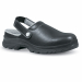 Scarpe antinfortunistiche basse con cinturino, comode e leggere u power della linea White68&Black, con tomaia in microfibra Lucky, resistenti a batteri e residui organici chimici, facilmente lavabili, puntale AirToe Composite, antiscivolo e suola PU/PU, S