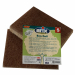 Spugna abrasiva ecofriendly con supporto in cellulosa biodegradabile 100% origine vegetale accoppiata a fibra abrasiva riciclata. Fibra forte riciclata:100% poliestere riciclato su resine fenoliche con carica abrasive da mix di minerali riciclati. Materia
