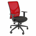 Seduta operativa adatta per uso standard/intenso. Schienale alto in rete colorata con supporto lombare regolabile. Rivestimento seduta in acrilico 100% colore nero. Braccioli regolabili e base in nylon. Meccanismo syncro con 4 blocchi. Meccanismo anti sho