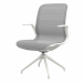 Poltrona direzionale girevole con meccanismo oscillante - base 4 gambe nylon. Rivestimento seduta in rete bianca. Braccioli inclusi (non rimovibili). Alt.tot.: 95cm; Prof.tot.: 66cm; Alt.schienale: 51cm; Larg.schienale: 46cm; Larg.seduta: 49cm; Prof.Sedil