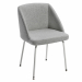 Poltroncina su 4 gambe. Rivestimento in tessuto 