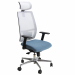 Seduta semidirezionale ergonomica girevole con elevazione a gas - meccanismo synchro con 4 blocchi anti shock;regolazione peso;
meccanismo a contatto permanente - supporto lombare regolabile in altezza e profondità - schienale in rete bianco regolabile in