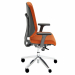 Seduta semidirezionale ergonomica girevole con elevazione a gas - meccanismo synchro con 4 blocchi anti shock - regolazione peso -
meccanismo a contatto permanente - schienale regolabile up down - supporto lombare regolabile; Rivestimento seduta in tessut