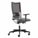 Seduta semidirezionale ergonomica girevole - elevazione a gas - meccanismo synchro - meccanismo anti shock - meccanismo a contatto permanente dotata di supporto lombare regolabile - struttura in alluminio pressofuso; Rivestimento seduta in tessuto 