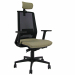Seduta semidirezionale ergonomica girevole con elevazione a gas - meccanismo synchro con 4 blocchi anti shock e meccanismo a
contatto permanente - supporto lombare regolabile - traslatore sedile; Rivestimento seduta in tessuto 