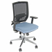 Seduta semidirezionale ergonomica girevole con elevazione a gas - meccanismo synchro con 4 blocchi anti shock - meccanismo a
contatto permanente - supporto lombare regolabile up down - base alluminio pressofuso; Rivestimento seduta in tessuto 