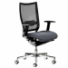 Seduta semidirezionale ergonomica girevole - elevazione a gas - meccanismo synchro - meccanismo anti shock - meccanismo a 
contatto permanente dotata di supporto lombare regolabile - struttura in alluminio pressofuso - sedile con traslatore; Rivestimento 