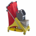 Carrello multifunzione 30Lt dalle dimensioni compatte ideale per la pulizia integrata di ambienti di dimensioni medio piccole. 2 secchi da 15Lt, vaschetta e portasacco 120Lt. Dimensione: 42x81x108cm. Adatto per la pulizia di alberghi, stazioni ferroviarie
