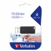 Memoria usb store'n' go pinstripe nero da 4 GB