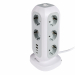 Multi-Spina a torretta 15 in 1
La Torre di alimentazione Multi-spina di Verbatim offre 11 prese CA, due porte USB-C e due porte USB-A.
Grazie al cavo di prolunga di 2 m, offre tutte le prese necessarie per mantenere i dispositivi carichi e operanti a pien