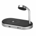 Ricarica 3-in-1
La stazione di ricarica 3-in-1 di Verbatim consente di caricare tutti i tuoi dispositivi contemporaneamente. Ricarica in modalità wireless l'Apple Watch, l'iPhone (8 o successivo) o un altro dispositivo abilitato alla ricarica wireless con