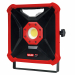 Lampada a led a batteria al Litio. Con due funzioni: luminosità alta e risparmio. Tensione 18V. Dimensioni: 26x23x7cm. Batteria e caricabatteria non inclusi. Batteria cod. 101362; Caricabatteria cod. 101929; Piedistallo per faro: 101363