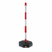 Colonnina segnaletica con base riempibile con acqua o sabbia. Altezza 85cm. Compatibile con catena  cod. 102036