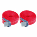 Cinghie con fibia in metallo. Per carichi fino a 250kg.  Dimensioni: 25mm x 2,5mt.