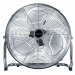 Ventilatore industriale ultra potente con 3 pale in metallo Ø 45cm.Griglia di protezione. Alimentazione: 220-240V - 50Hz. Potenza: 90W. Colore: cromo. Peso: 3,9kg.  Dimensioni: 53,5 x 50 x 17cm.