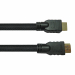 Cavo hdmi alta velocità con ethernet. Rivestimento in nylon tramato, versione 2.0, arc. compatibile uhd 2160p, 4k, 3d. Segnale Video TV ad interfaccia multimediale ad alta definizione 1.4 1080P. Connettori dorati Hdmi. Colore Nero. Confezione Blister. Lun